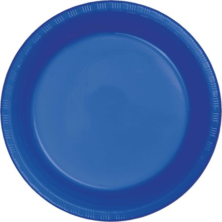 TOUCH OF COLOR Cobalt Blue Plastic Dessert Plates, 7", 240PK 28314711
